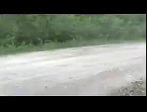 Авария на ралли. ВАЗ-2110