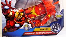 Marvel Avengers Assemble First Flying Iron Man Superhero Toys Review by Disney Cars Toy Club