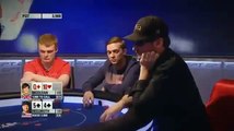 Phil Hellmuth all in with 54 offsuit