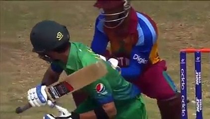Umair Masood 113 runs of 114 balls against West Indies in U19 World Cup