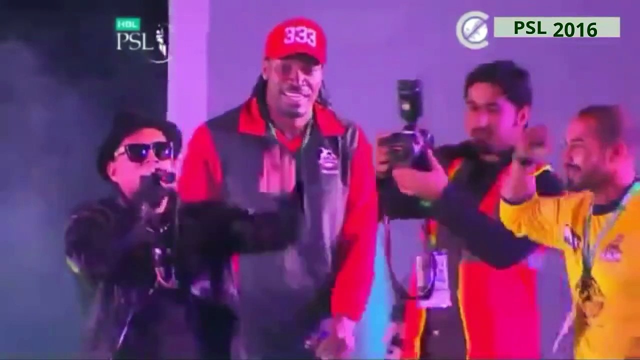 Chris Gayle Dancing in Pakistan Super League PSL 2016