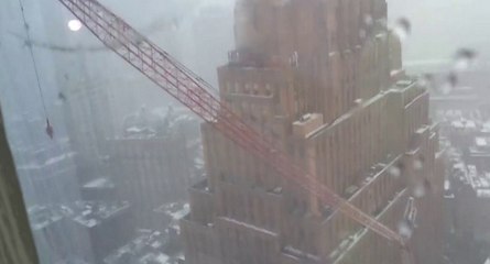 Chute d’une grue en plein New York