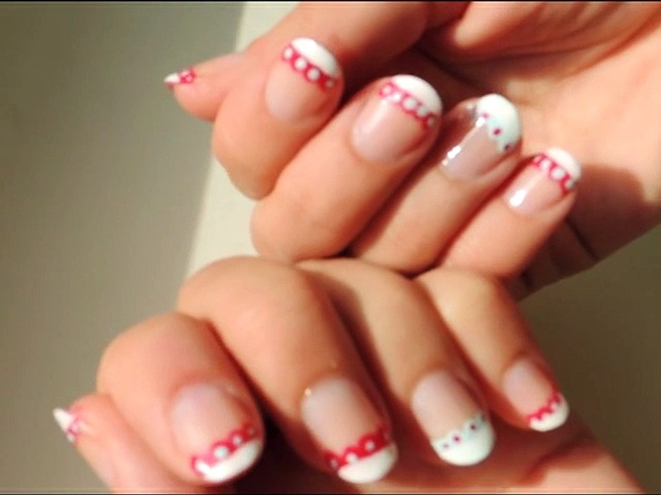 Как сделать французский маникюр с кружевными элементами (nail art)