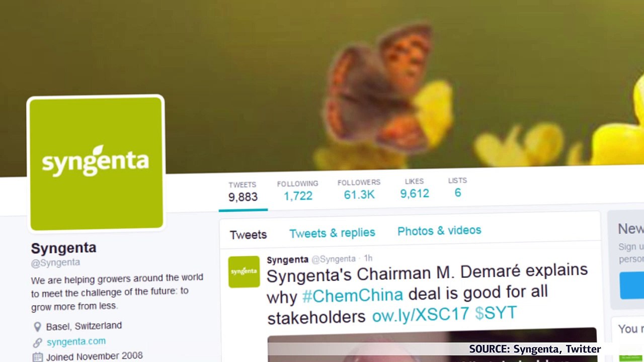 Syngenta-Aktien steigen