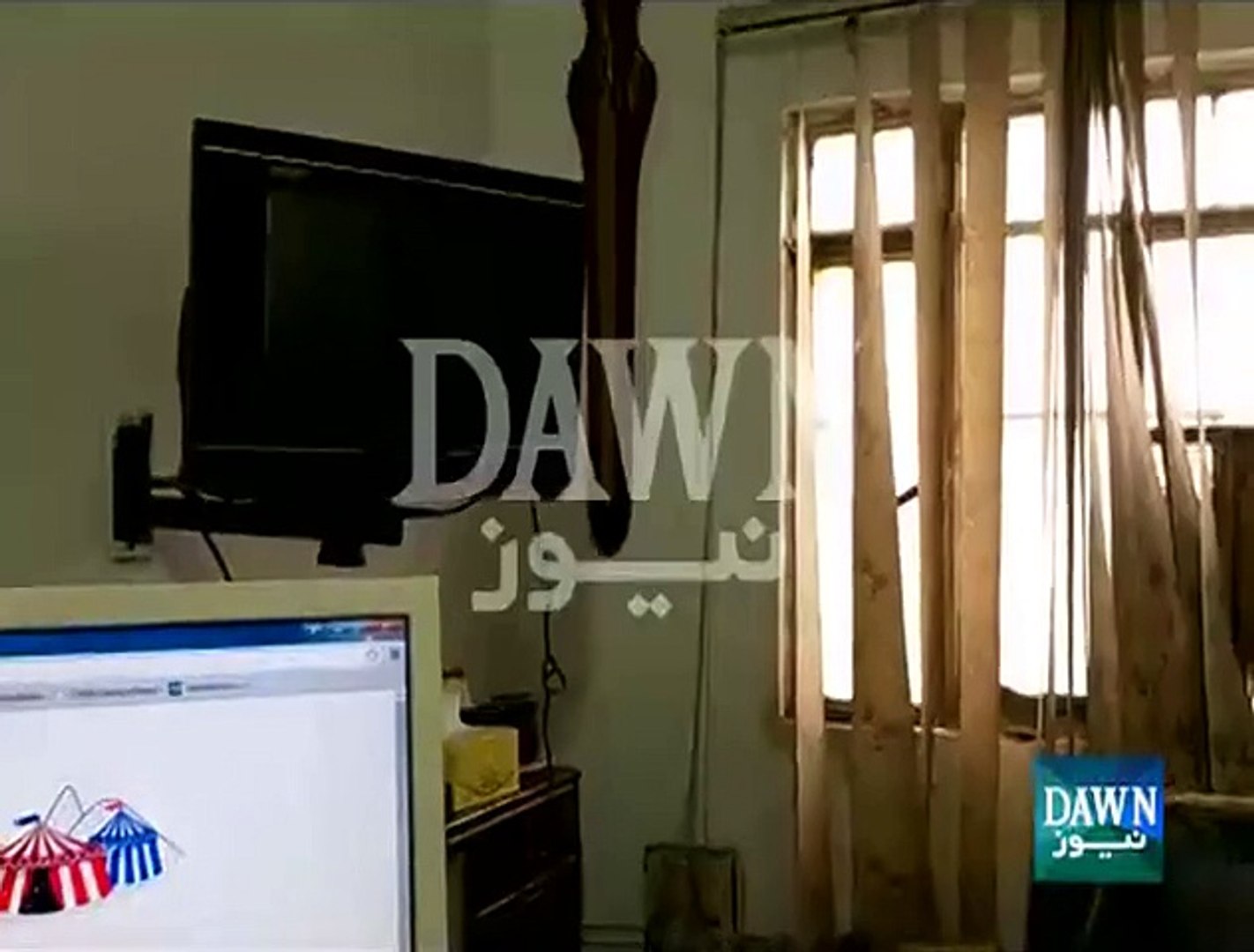 Earthquake in Dawn News Office Shaked Office