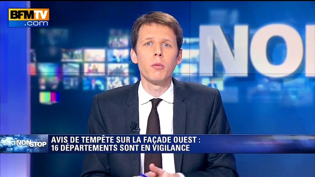 Météo: 16 départements en vigilance orange vents et vagues-submersion