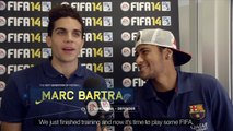 FIFA 14 - FC Barcelona Player Tournament - Neymar, Fàbregas, Piqué