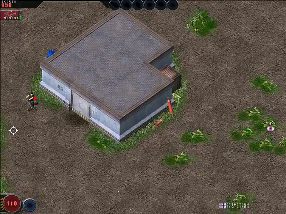 destroyes enemies again: alien shooter