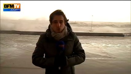 Une mer démontée à Wimereux
