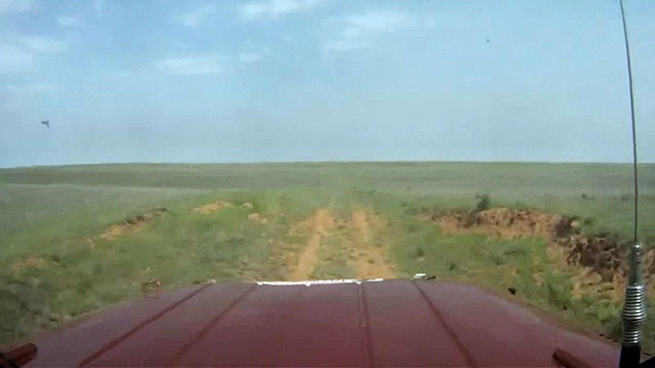 Встреча в степи с Камаз-Мастер на ралли-рейде