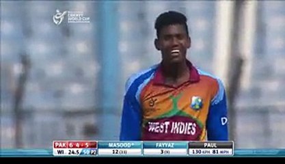 Umair Masood 113 of 114 balls vs West Indies in u19 World Cup - What A Inning By This Young boy