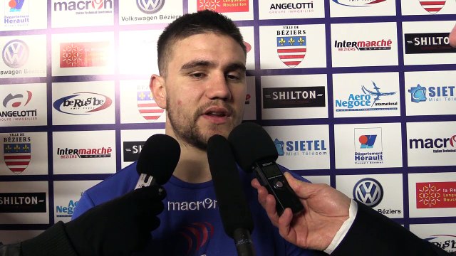 18° journée de Pro D2 ASBH - Tarbes Réaction Thibaut Bisman