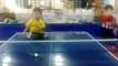 Детский настольный теннис, тренировка