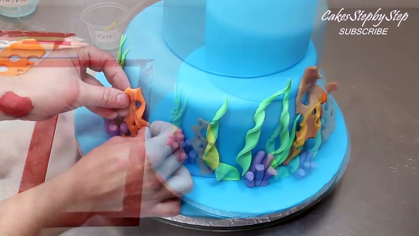 How To Make Finding Nemo-Dory Cake