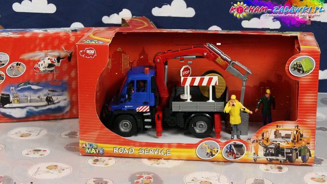 Dickie Toys - Road Service - Truck with Traffic Lights / Ciężarówka ze znakami drogowymi - 203414492