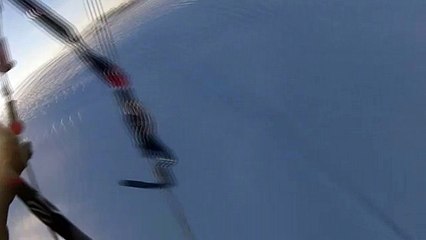 Зимний кайтинг в Уфе