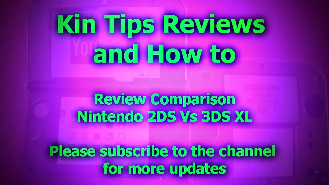 Review Comparison Nintendo 2ds Vs 3ds Xl Ll System Console Games Portable Screen Brightnes Video Dailymotion