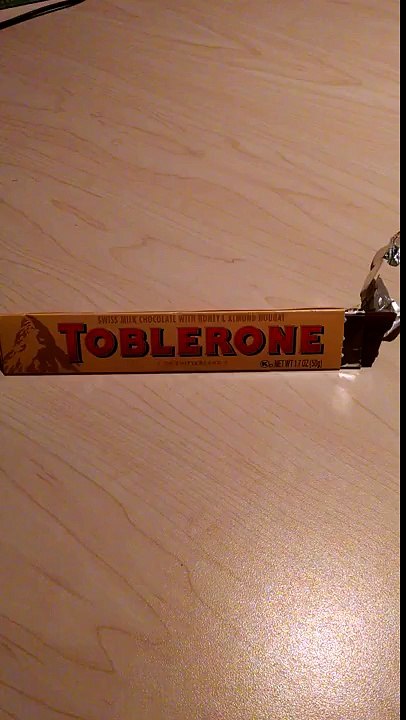How to properly break off a  Toblerone