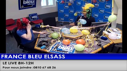 Bataille de confettis pour Mardi-Gras