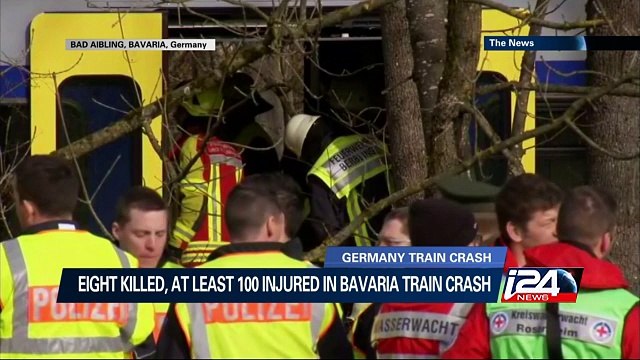 Eight killed, at least 100 injured in Bavaria train crash