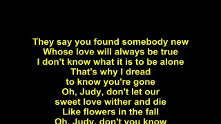 Elvis Presley – Judy Lyrics