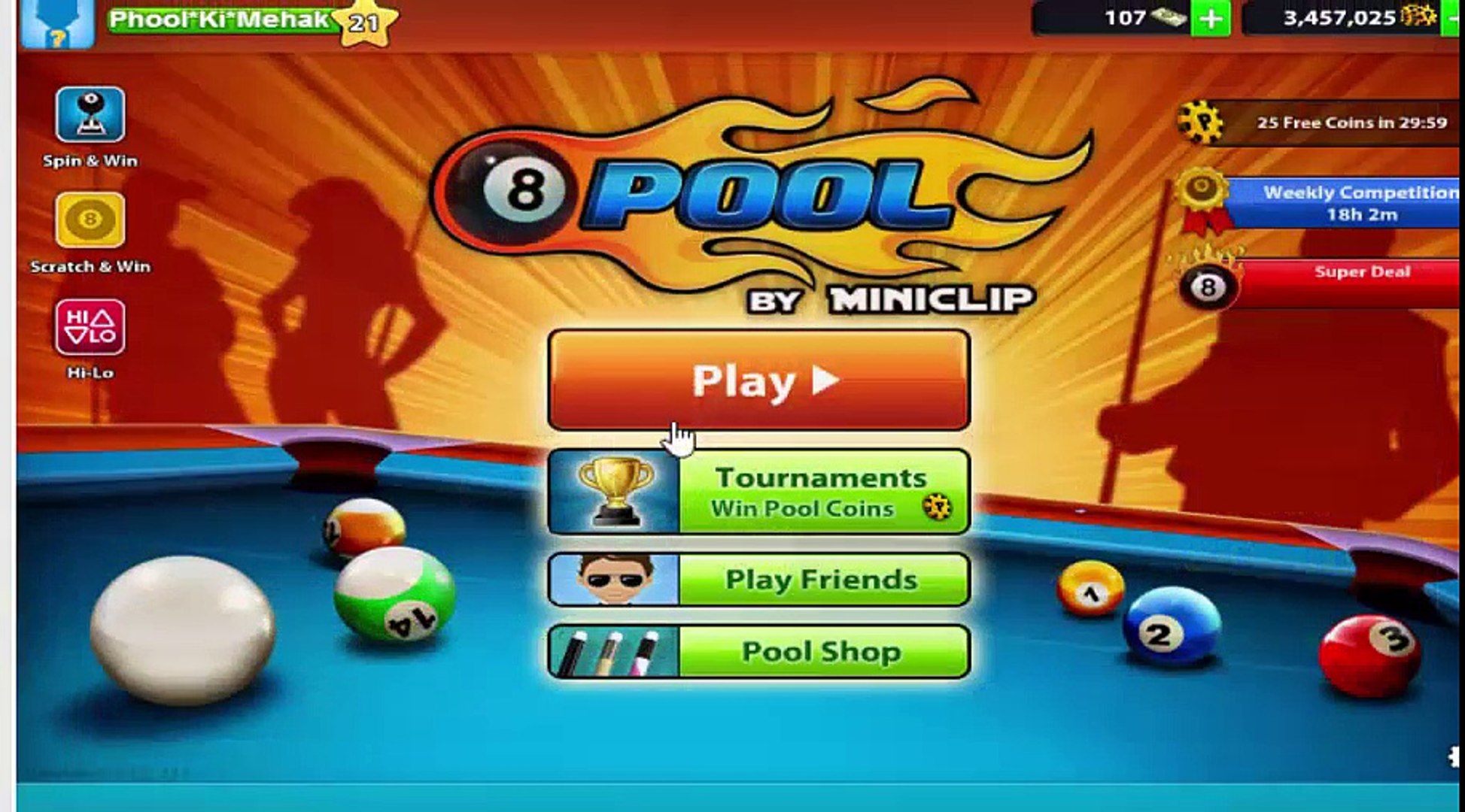 How to challenge Bangkok on Android 8 Ball Pool - 