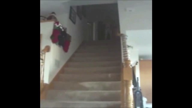 Dads turning negatives into positives since...forever. Hilarious toddler's stunt in stairs