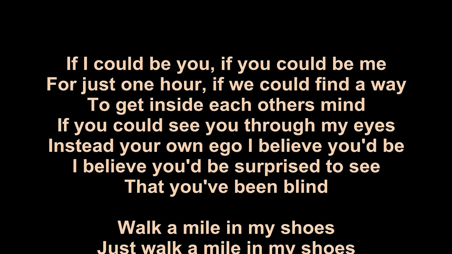 Elvis Presley – Walk A Mile In My Shoes Lyrics - video Dailymotion