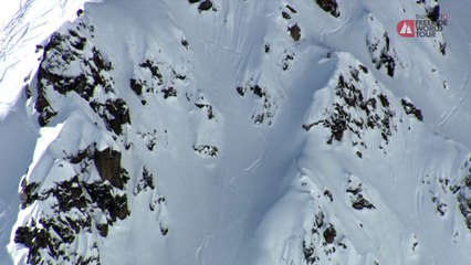 Le run d'Estelle Balet au Freeride World Tour 2016 à Chamonix