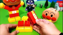 Anpanman toys anime❤Play with blocks! Toy Kids toys kids animation anpanman