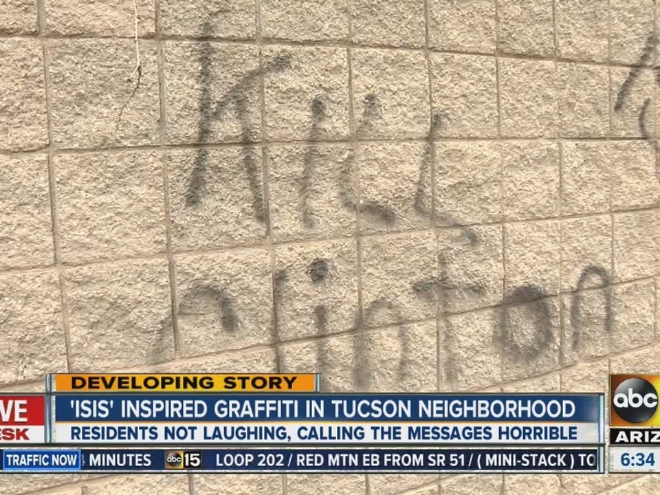 "ISIS" inspired graffiti in Tucson