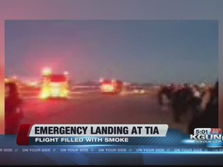 Smoke causes emergency landing at Tucson airport