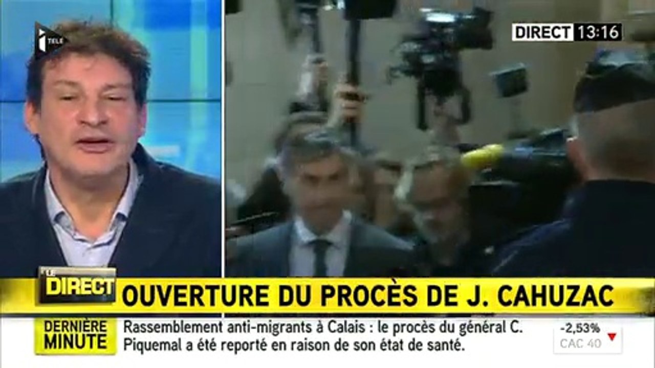 Jérôme Cahuzac s'en prend à un photographe au tribunal