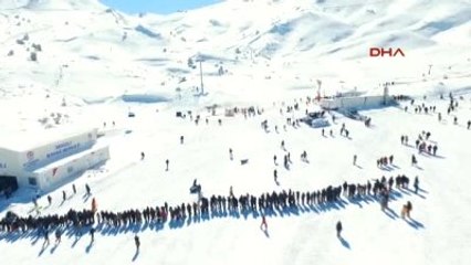 Denizli İki Bakandan Bağbaşı Yaylası'nda Kartopu Keyfi