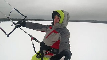 Кайтинг выходного дня на озере Контокки