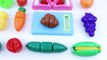 Set Toy cutting Food Velcro Plastic Fruit and Vegetables for kids Cooking toys playset