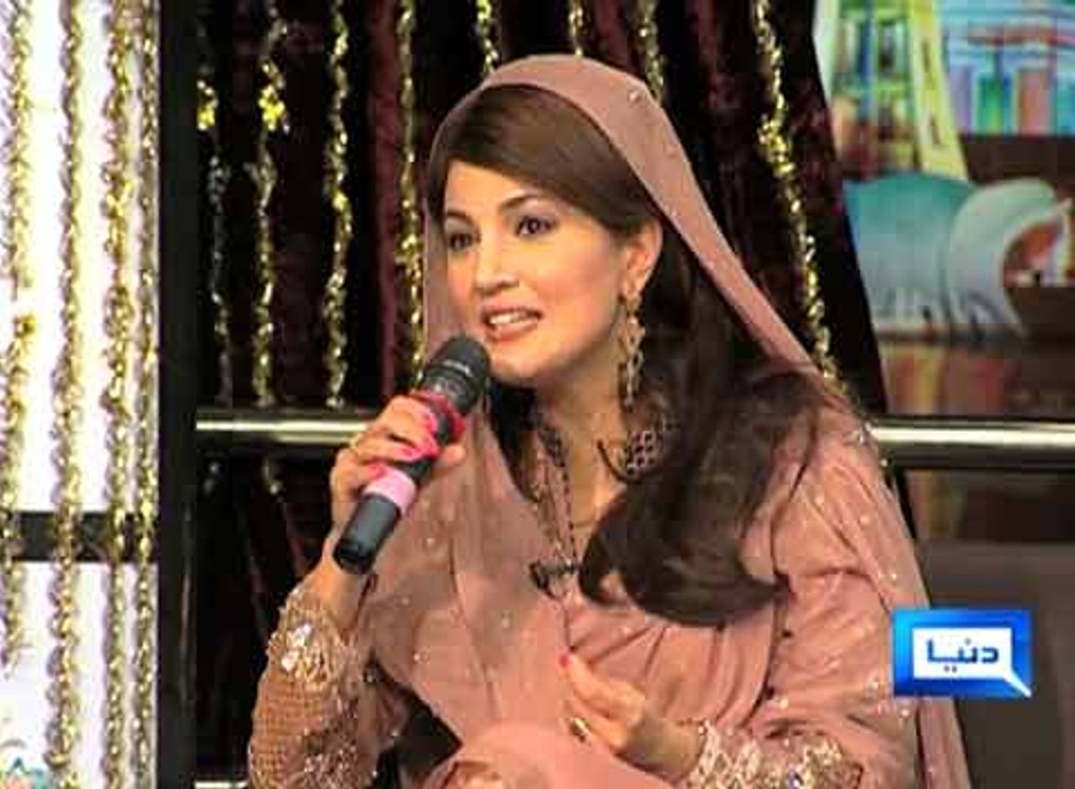 Reham Khan speaking Punjabi in Mazaaq Raat