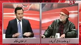 Syed Zaid Hamid BLASTs, On Tariq Jameel In Live Show