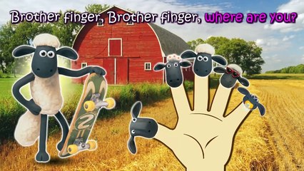 Shaun the Sheep Finger Family / Nursery Rhymes