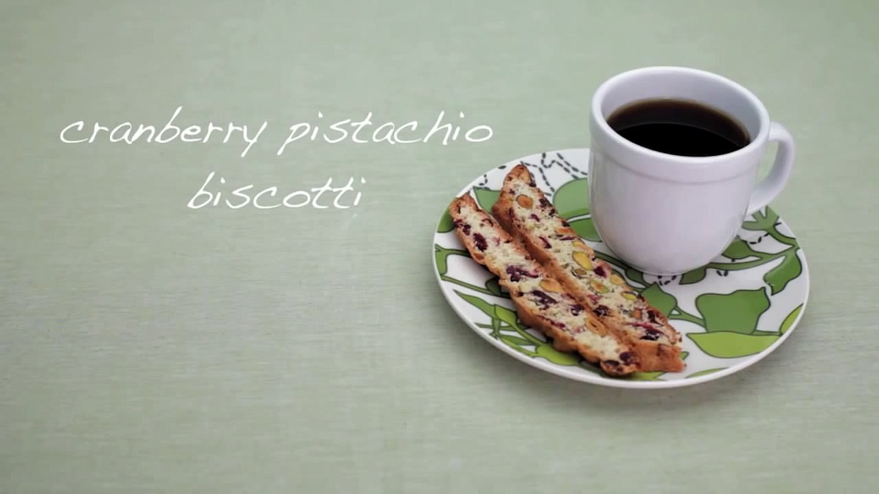 Cookie Recipes - How to Make Cranberry Pistachio Biscotti