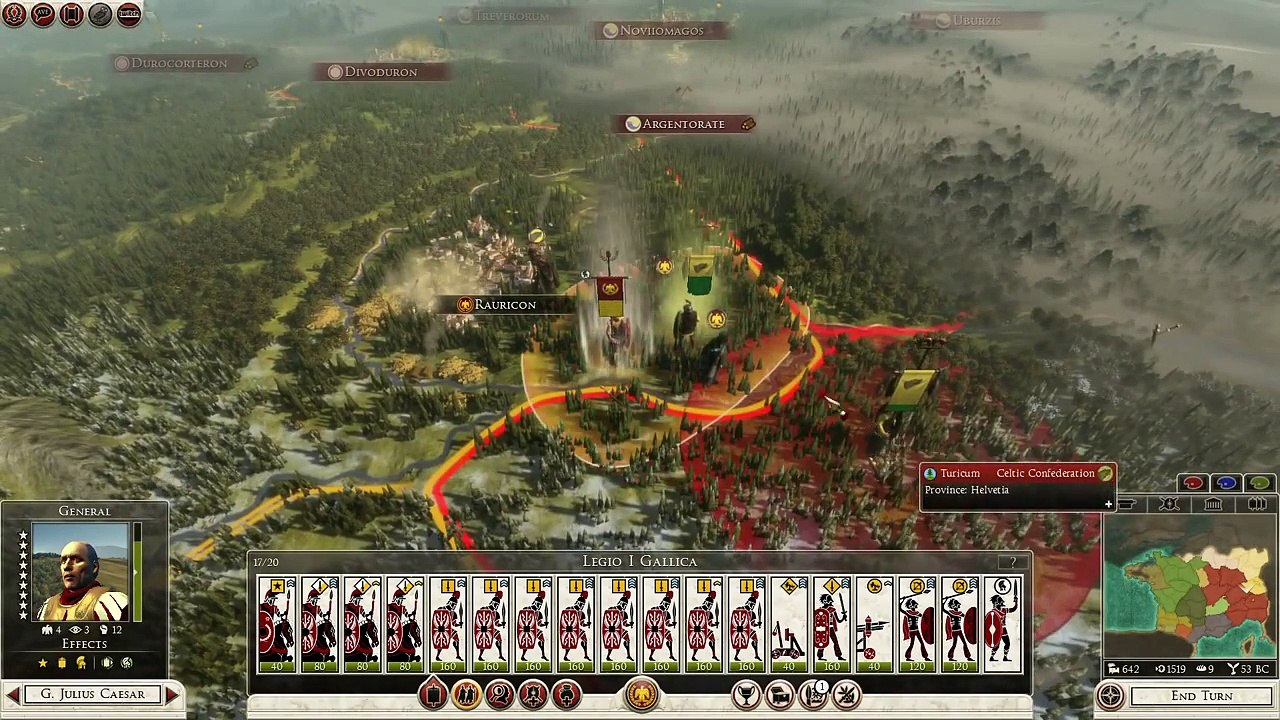 Total War: Rome II Caesar In Gaul: Rome Campaign #32 ~ Into The Heartland!