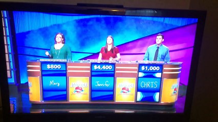 Guy on Jeopardy destroying an entire category