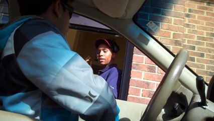 Drive Thru Fake Hand Prank