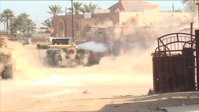 الجيش العراقي يبدأ هجوما شرق الرمادي