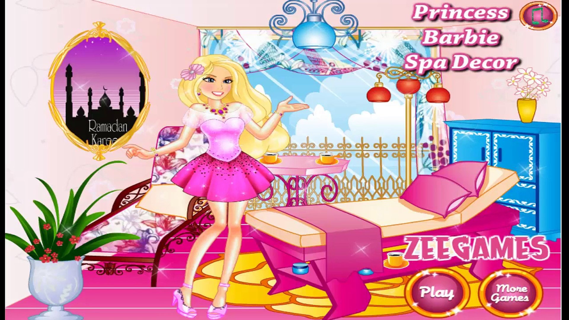 barbie games spa