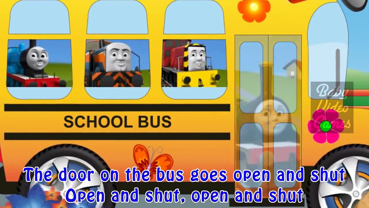 Thomas the train Thomas the train School Bus Songs Wheel On The Bus