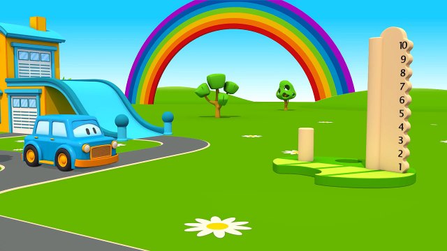 Eğitici çizgi film - Akıllı arabalar - Renkler - Oyuncak tırtıl