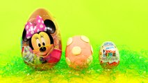NEW Minnie Mouse Kinder Surprise PLAY DOH Egg and Polka Dot Playdough Bow Toons