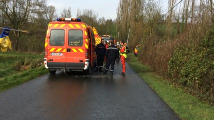 À Bégrolles, une voiture dans le Beuvron, la conductrice dans un état désespéré