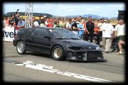Honda CRX Turbo [Drag Race]